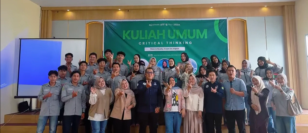 Asah Kemampuan Berpikir Kritis Mahasiswa, Prodi S1 Manajemen FE UPP Hadirkan Dr. Nicholas Renaldo dalam Kuliah Umum "Critical Thinking"